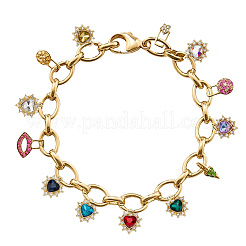 20Pcs 10 Colors Golden Alloy Pendants&nbsp;FIND-FI0001-25