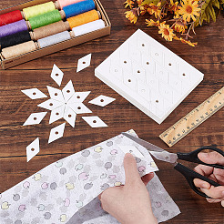 Rhombus Paper Quilting Templates&nbsp;AJEW-WH0473-41