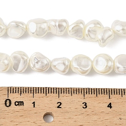 Electroplated Shell Pearl Beads Strands&nbsp;BSHE-M036-02A