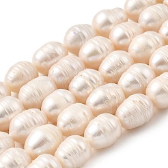 Natural Cultured Freshwater Pearl Beads Strands&nbsp;PEAR-I007-01H-01A