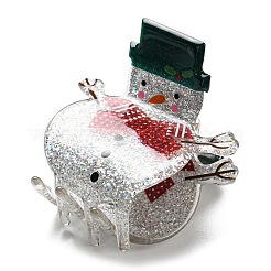 Christmas Theme Glitter Acrylic Claw Hair Clips&nbsp;LS-PHAR-R179-01