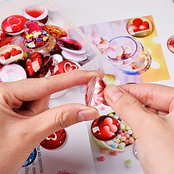 70Pcs Flatback Glass Cabochons for DIY Projects&nbsp;GGLA-SZ0001-33A