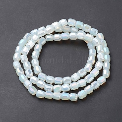 Imitation Jade Glass Beads Strands&nbsp;EGLA-K015-04E