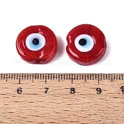Handmade Evil Eye Lampwork Beads&nbsp;LAMP-N040-01E