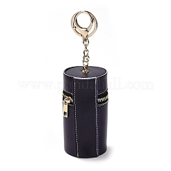 PU Imitation Leather Lipstick Pouch Holder Pendant Keychain&nbsp;KEYC-E039-01KCG-05