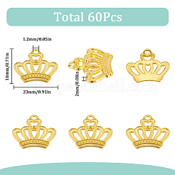 60Pcs Alloy Pendant Rhinestone Settings for Enamel&nbsp;FIND-SC0006-03