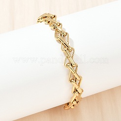 304 Stainless Steel Mesh Chain Bracelets for Women&nbsp;BJEW-Z143-13G