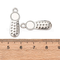 合金ペンダント  ジッパー  鉛フリー＆カドミウムフリー  プラチナ  25.5x8x1.5mm  穴：2.2mm  約729個/1000g&nbsp;FIND-Z099-12P