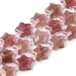 Natural Strawberry Quartz Beads Strands&nbsp;G-T138-183