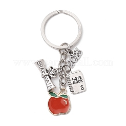 4Pcs Tibetan Style Alloy Keychains&nbsp;KEYC-JKC01250