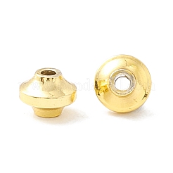真鍮ビーズ  長持ちメッキ  ランタン型  18KGP本金メッキ  4x3mm  穴：1mm&nbsp;KK-E280-09G