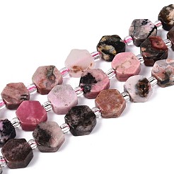 Natural Rhodonite Beads Strands&nbsp;G-P534-A16-01