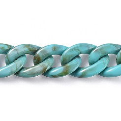 Acrylic Curb Chains&nbsp;X-AJEW-JB00505-01
