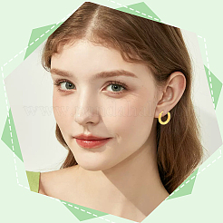 72Pcs 12 Colors Resin Hoop Earrings&nbsp;EJEW-SC0001-88