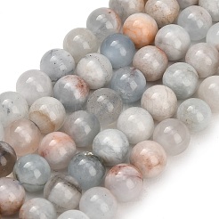 Natural Aquamarine Beads Strands&nbsp;GG-CBA1CAF-A02-8mm