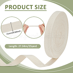 25M Cotton Herringbone Ribbon&nbsp;OCOR-BC0009-09