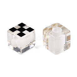 Transparent Resin European Beads&nbsp;RESI-N022-10A-B01