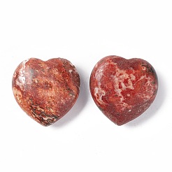Natural Leopard Skin Jasper Heart Love Stone&nbsp;G-B030-03