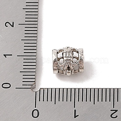 Tibetan Style Hollow Out Alloy European Beads&nbsp;TIBE-Q090-45AS