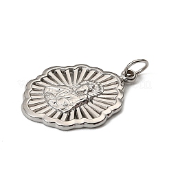 Virgin Mary Theme 304 Stainless Steel Pendants&nbsp;STAS-I356-05P-04