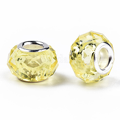 Transparent Resin European Beads&nbsp;RPDL-T003-003-B08