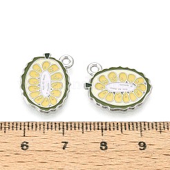 Fruit Alloy Enamel Charms&nbsp;PALLOY-S058-01P-11