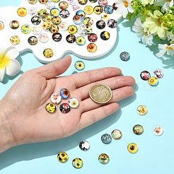 Glass Cabochons&nbsp;GGLA-YW0001-14