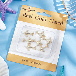 10Pcs Brass Pendants&nbsp;KK-BBC0011-50