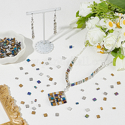 320Pcs 8 Styles Electroplate Glass Seed Beads&nbsp;SEED-WR0001-07