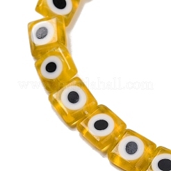 Handmade Evil Eye Lampwork Beads Strands&nbsp;LAMP-G166-03C