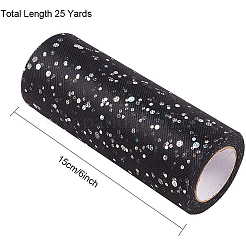 Glitter Sequin Deco Mesh Ribbons&nbsp;OCOR-BC0008-40