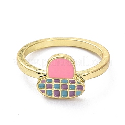 Bag Shape Alloy Enamel Finger Rings&nbsp;LS-RJEW-Z008-26LG