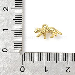 Leopard Rack Plating Brass Pendants Charms&nbsp;KK-S396-43G