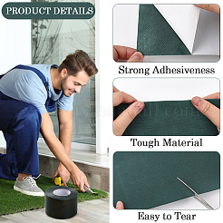 5M Non-woven Fabrics Lawn Adhesive Patch Tape&nbsp;AJEW-WH20054-119B