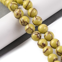 Synthetic Turquoise Beads Strands&nbsp;G-L605-G01-03E
