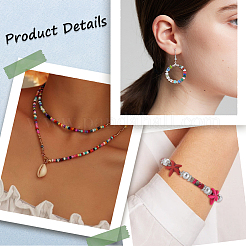 2 Strands Natural & Synthetic Mixed Stone Beads Strands&nbsp;G-SC0002-74