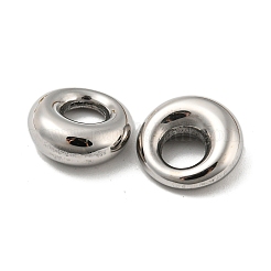 変色しない304ステンレススチール製リンクリング  リング  ステンレス鋼色  13x13x5mm  内径：5mm&nbsp;STAS-L022-145P