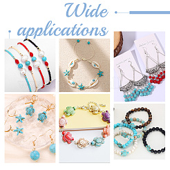 6 Strands 3 Styles Synthetical Turquoise Beads Strands&nbsp;TURQ-NB0001-24