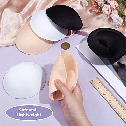 3 Pairs 3 Colors Polyester Round Bra Pads Inserts&nbsp;DIY-BC0016-72