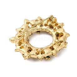 Rhinestone Alloy Brooches&nbsp;JEWB-M047-02G-06