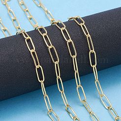 Soldered Brass Paperclip Chains&nbsp;CHC-D025-03G
