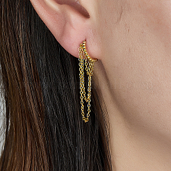 925 Sterling Silver Hoop Earrings&nbsp;BK6776-1