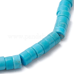 天然ターコイズビーズストレッチブレスレット男性用女性用  内径：2インチ（5.1cm）&nbsp;BJEW-JB11670-06