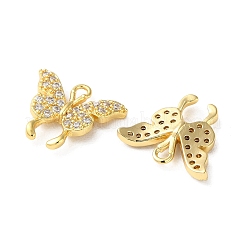 Brass Micro Pave Cubic Zirconia Charms&nbsp;KK-F872-06G