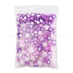 200Pcs 5 Styles Transparent Acrylic Beads&nbsp;TACR-FS0001-54D