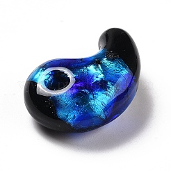 Luminous Handmade Silver Foil Lampwork Beads&nbsp;LAMP-F022-05D