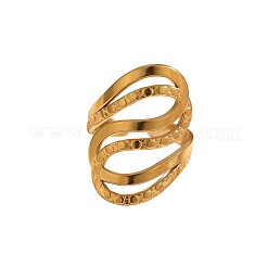 304 Stainless Steel Open Cuff Rings&nbsp;WGEC3B2-02