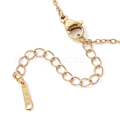 Chakra Yoga Gemstone Pendant Necklaces&nbsp;NJEW-JN05083-01
