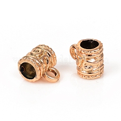 カラムカン付きハンガーパーツ  保釈ビーズ  ゴールドカラー  11x9x7mm  穴：2mm  内径：5mm&nbsp;PALLOY-I114-13G-AAA