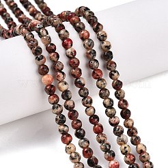 Dyed Natural White Jade Beads Strands&nbsp;G-T140-4mm-B06
